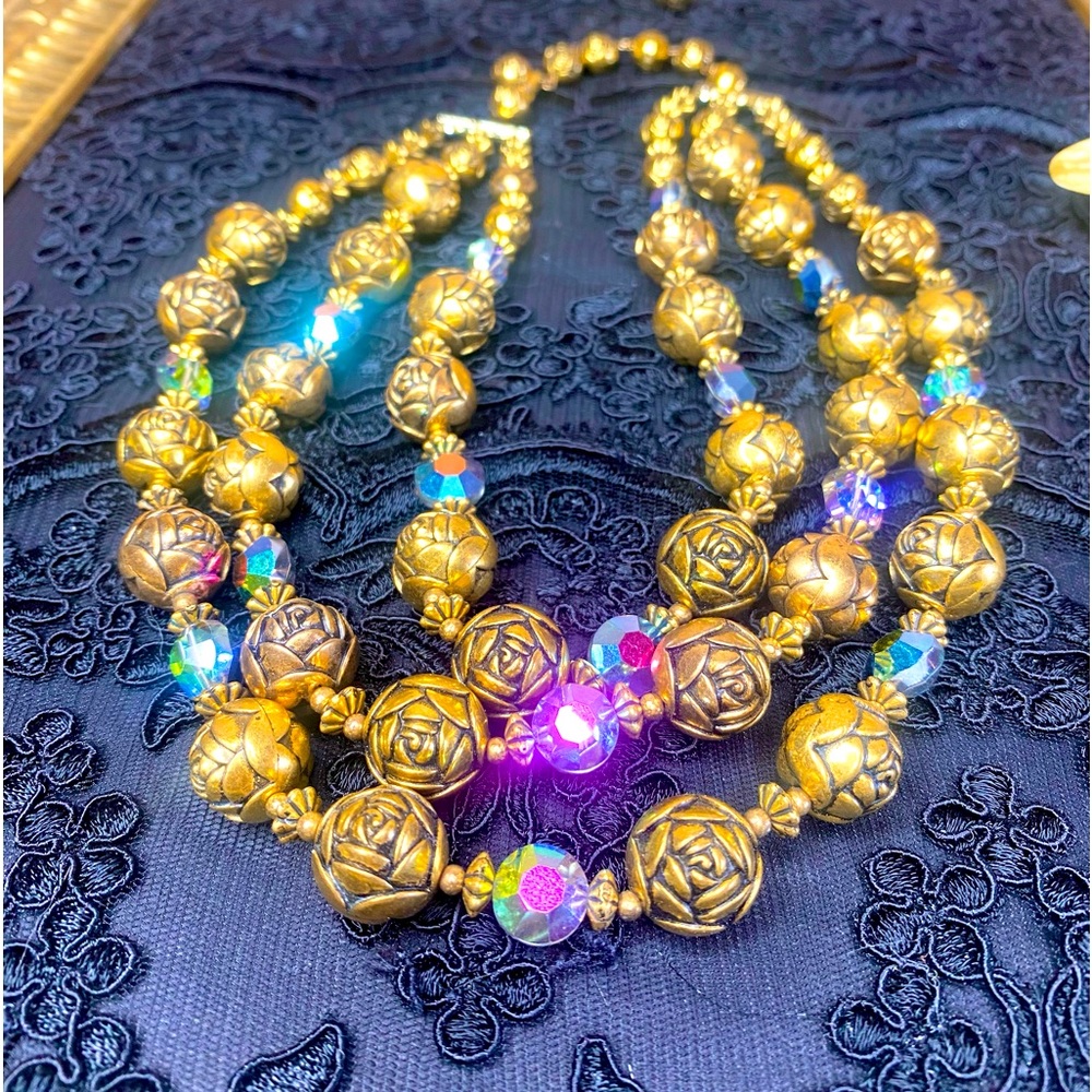 1950’s glass necklace.